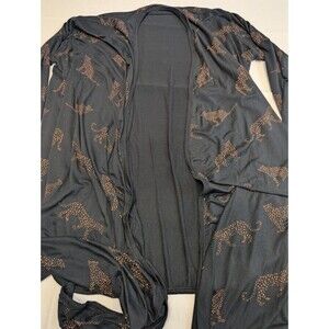 Sseko Designs Cardigan Sustainable Fashion Black Cheetah